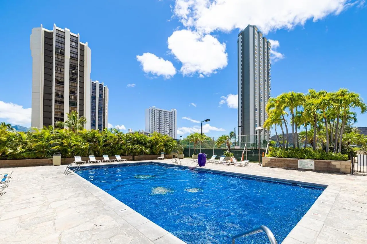 شقة Great Ocean View At Waikiki Sunset With Parking هونولولو 0*,  الولايات المتحدة الأمريكية