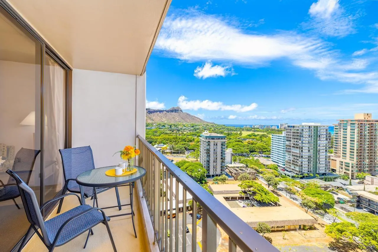 شقة Great Ocean View At Waikiki Sunset With Parking هونولولو 0*,