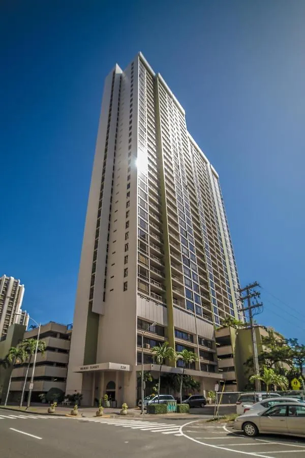 شقة Great Ocean View At Waikiki Sunset With Parking هونولولو الولايات المتحدة الأمريكية
